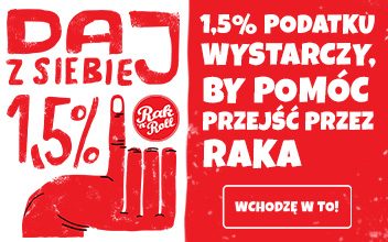 1,5% dla fundacji rak'n roll - zróbmy to razem!