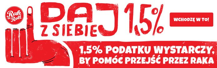 1,5% dla fundacji rak'n roll - zróbmy to razem!